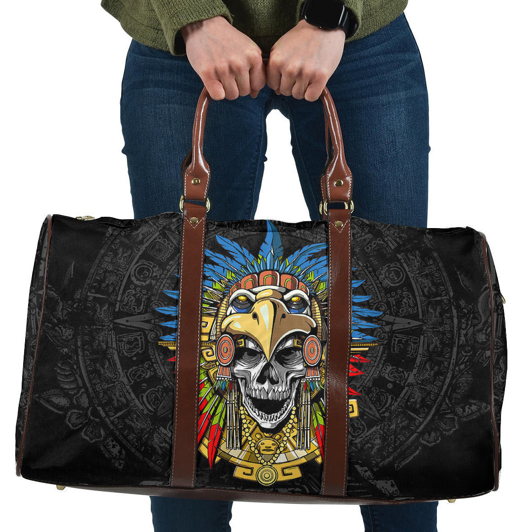 Bag Aztec Eagle Skull Mask Travel Bag