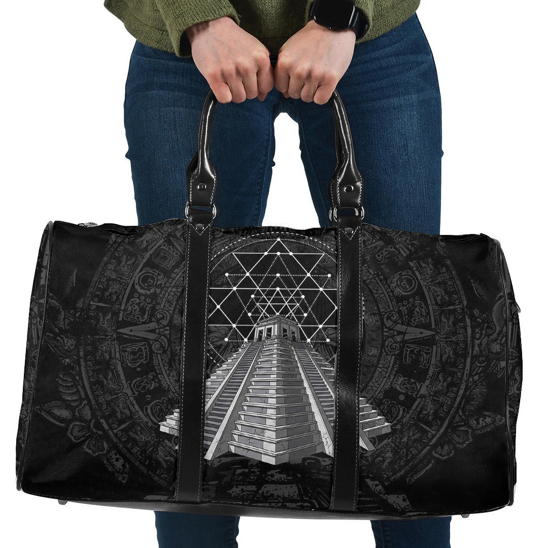 Bag Ancient Aztec Pyramid Travel Bag
