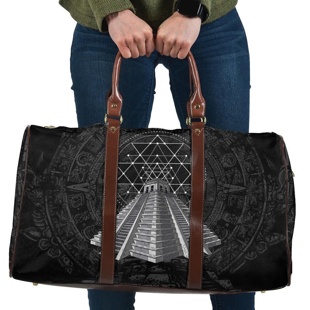 Bag Ancient Aztec Pyramid Travel Bag