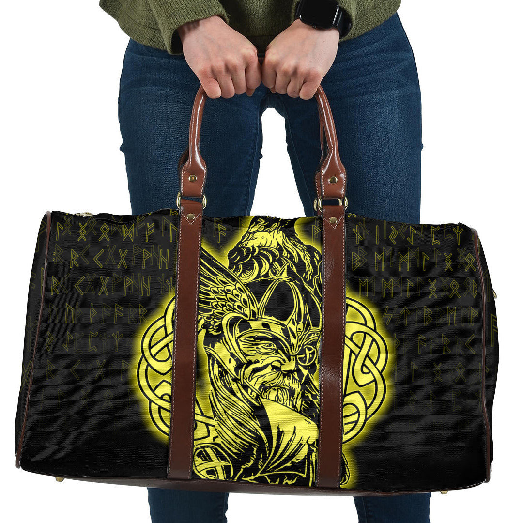 Bag Odin Raven Gold Viking Travel Bag