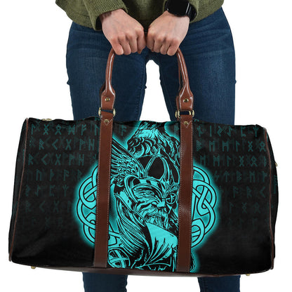 Bag Odin Raven Turquoise Viking Travel Bag