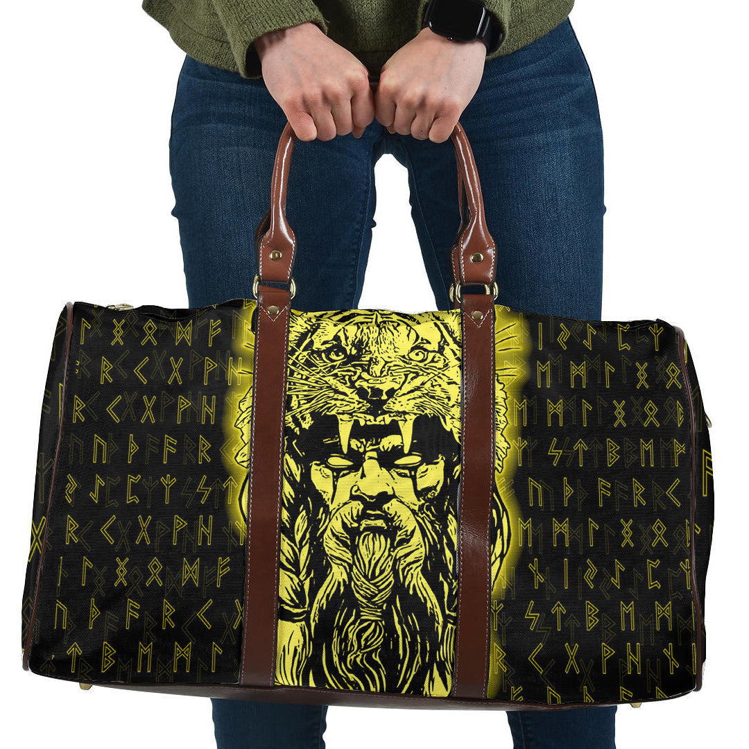 Bag Wolf Odin Viking Gold Travel Bag