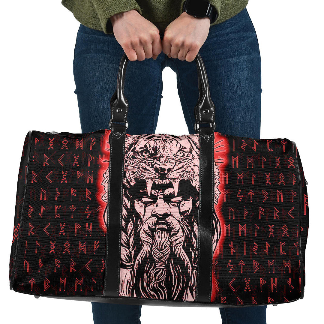 Bag Wolf Odin Viking Red Travel Bag