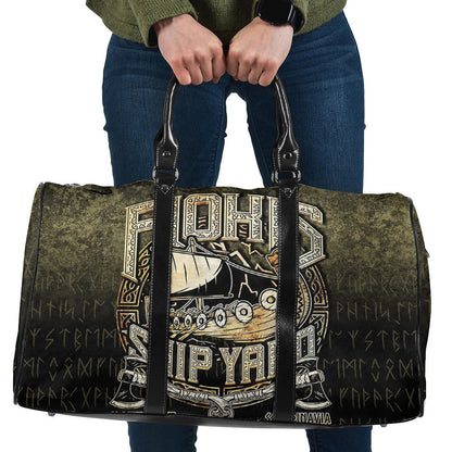 Bag The Viking Flokis Ship Yard Cyan Version Travel Bag