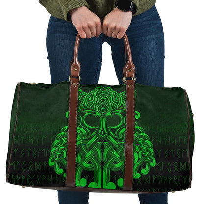 Bag Vikings Odin Valhalla Green Version Travel Bag