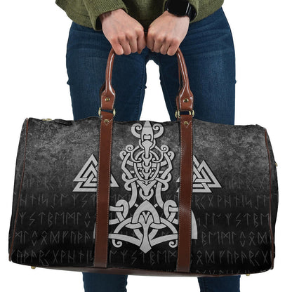 Bag Mjolnir and Valknut Cyan Version Travel Bag