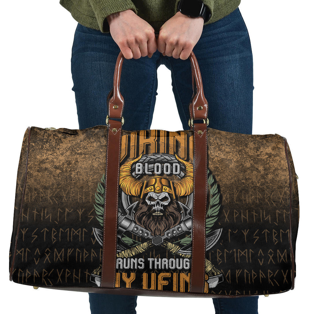Bag Viking Blood Run Through My Veins Travel Bag
