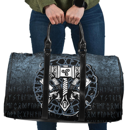Bag Celtic Huginn And Muninn Raven Viking Travel Bag