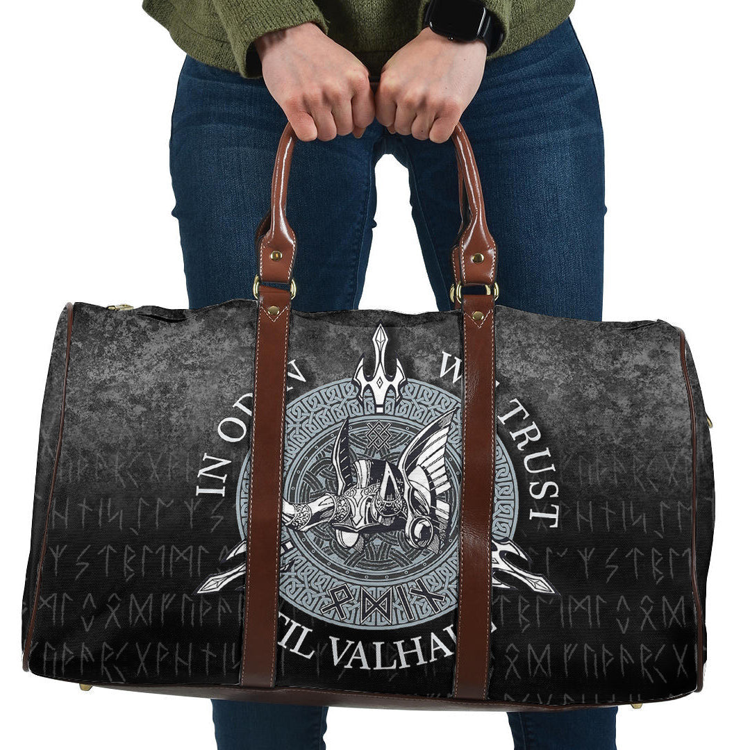 Bag In Odin We Trust Cyan Version Travel Bag