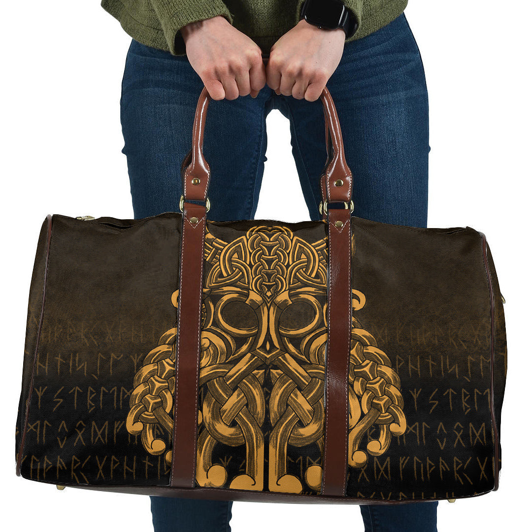 Bag Vikings Odin Valhalla Gold Version Travel Bag
