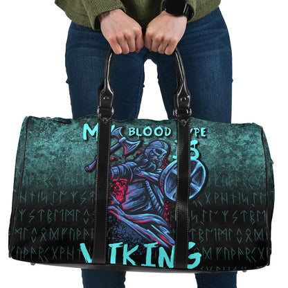 Bag Blood Type Viking Axe Warrior Valhalla Travel Bag