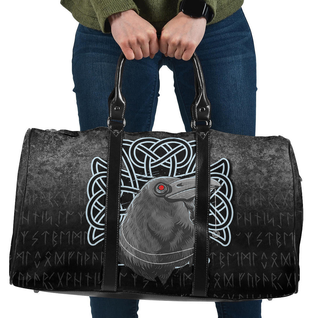 Bag Raven Viking Warrior Norse Cyan Version Travel Bag