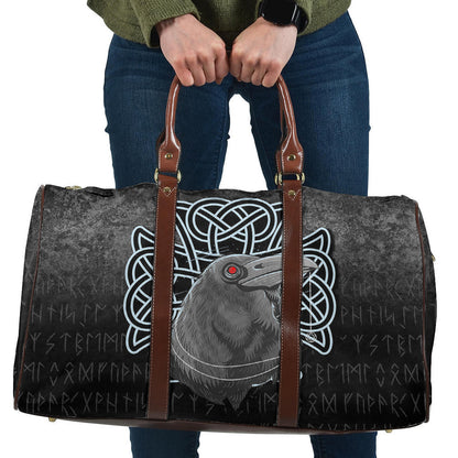 Bag Raven Viking Warrior Norse Cyan Version Travel Bag