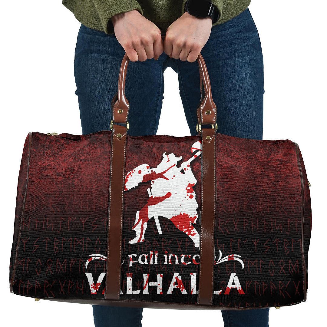 Bag Fall Into Valhalla Cyan Version Travel Bag
