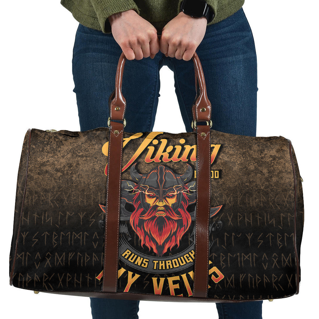 Copy of Bag Viking Blood Run Through My Veins Travel Bag