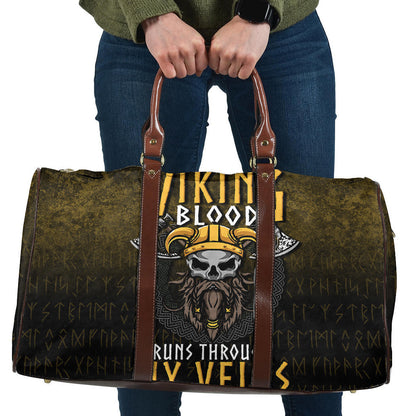 Bag Viking Blood Run Through My Veins Travel Bag