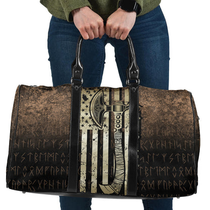 Bag USA Flag Viking Cool American Norsemen Travel Bag
