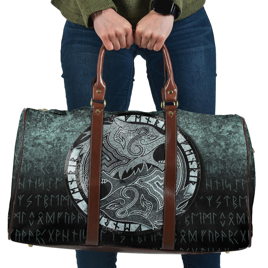 Bag Fenrir the Wolf Cyan Version Travel Bag