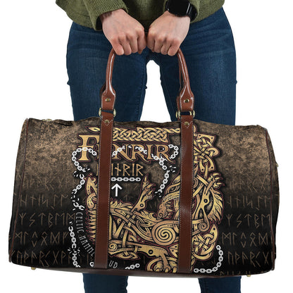 Bag Fenrir Ragnarok Viking Monster Wolf Cyan Version Travel Bag