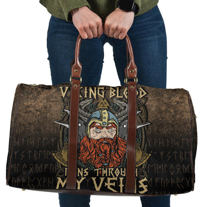 Bag Viking Blood Run Through My Veins Travel Bag