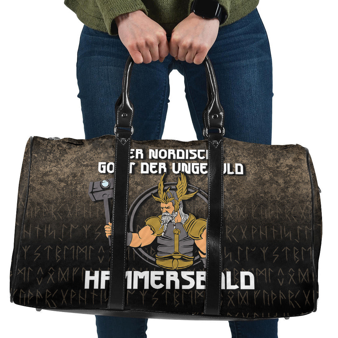 Bag Der Nordische Gott Der Ungeduld Hammersbald Cyan Version Travel Bag