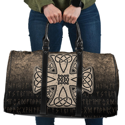 Bag Celtic Symbol Norse Mythology Valhalla Cyan Version Travel Bag