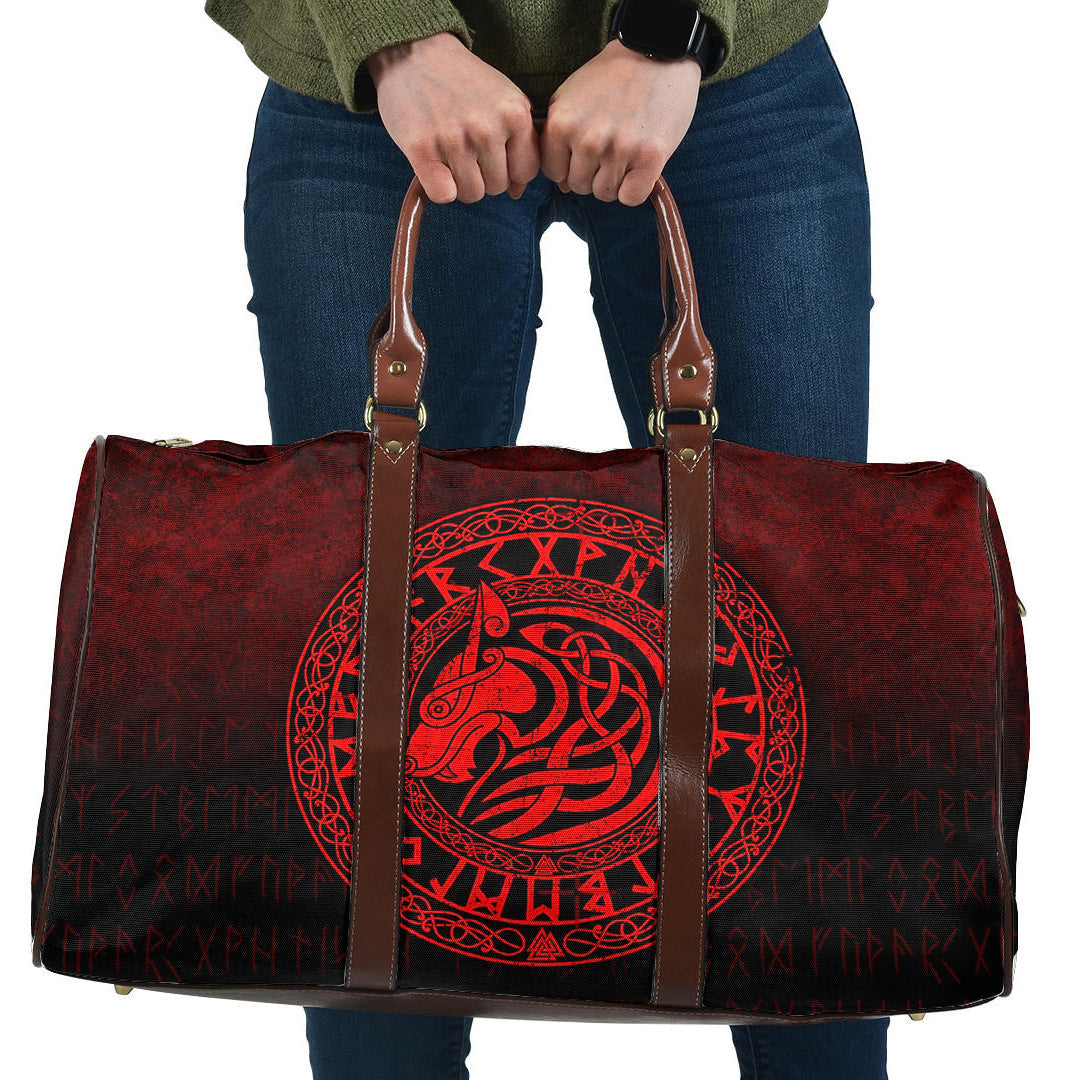 Bag Viking Wolf Gold Version Travel Bag