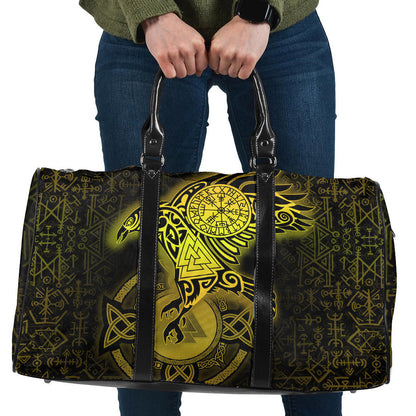Bag Celtic Raven Special Yellow Viking Travel Bag