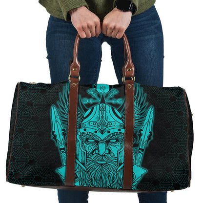 Bag Odin And Raven Turquoise Viking Travel Bag