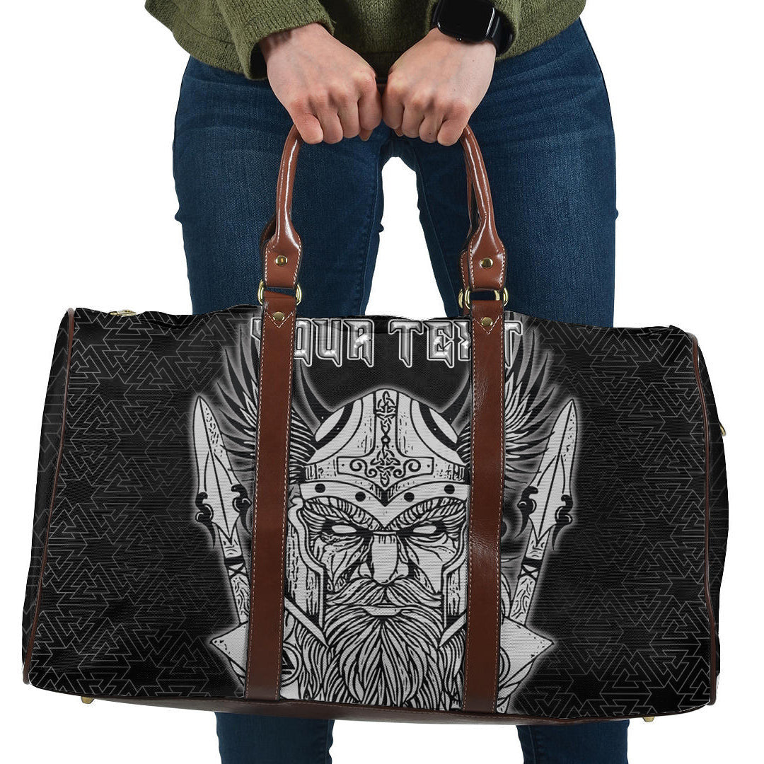 Bag Custom Odin And Wolf Viking Travel Bag