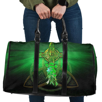 Bag Patrick Day Cross And Skull Travel Bag
