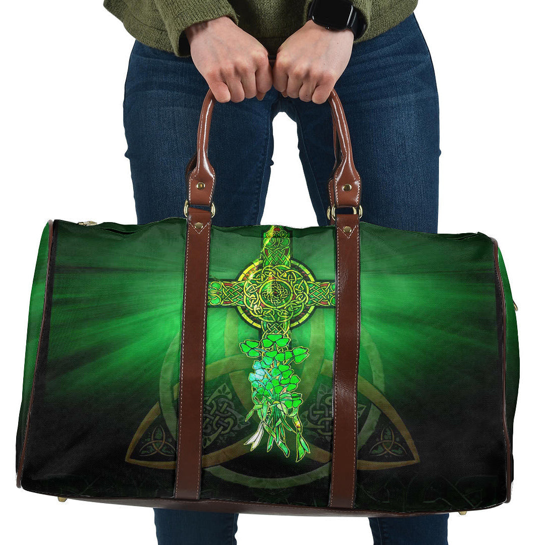Bag Patrick Day Cross And Skull Travel Bag
