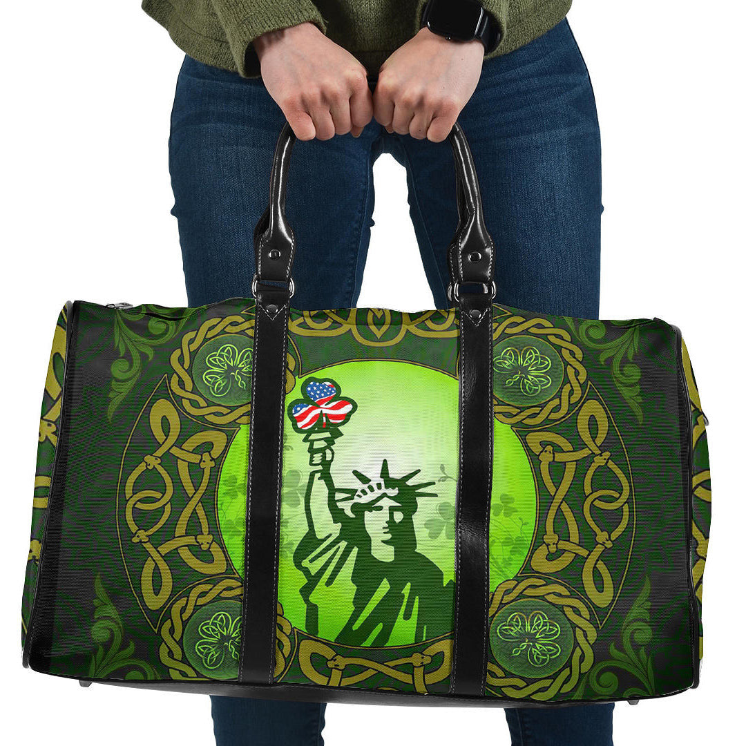 Bag Patrick Day Liberties Irish and USA Celtic Style Travel Bag