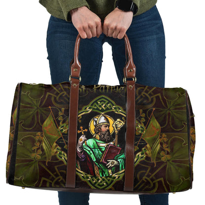 Bag ST Patrick Day Yggdrasil Three Leaf Clover Celtic Style Travel Bag