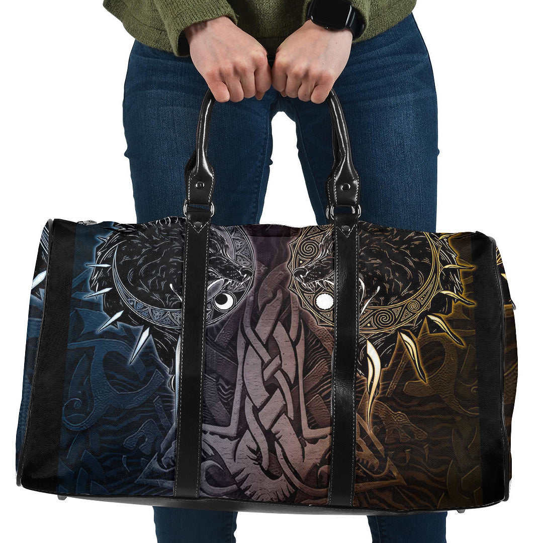 Bag Skoll and Hati Fix Mjolnir Style Travel Bag
