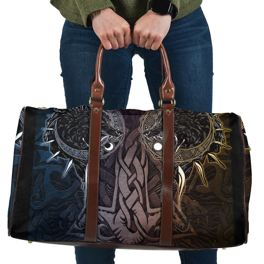 Bag Skoll and Hati Fix Mjolnir Style Travel Bag