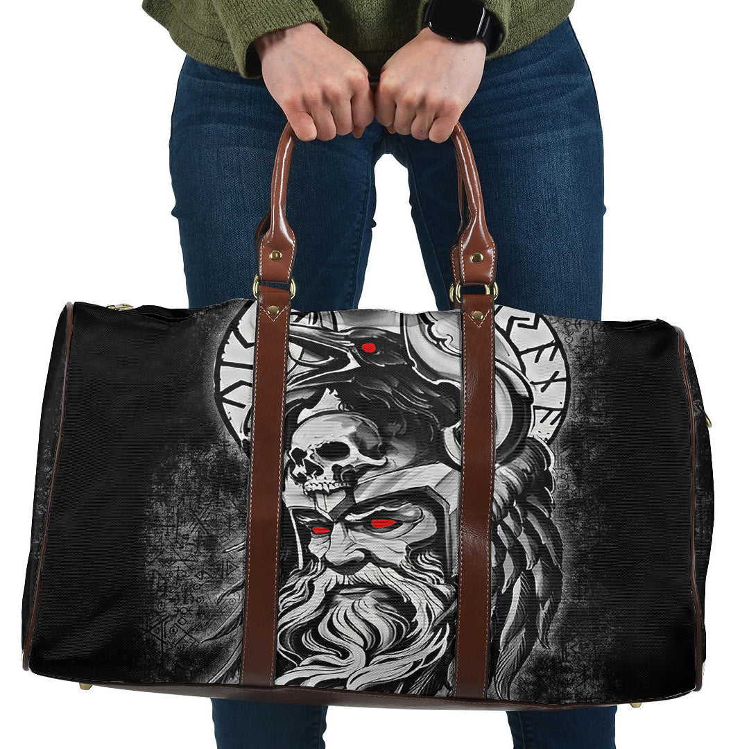 Bag Raven Of Odin Viking Skull Viking Travel Bag