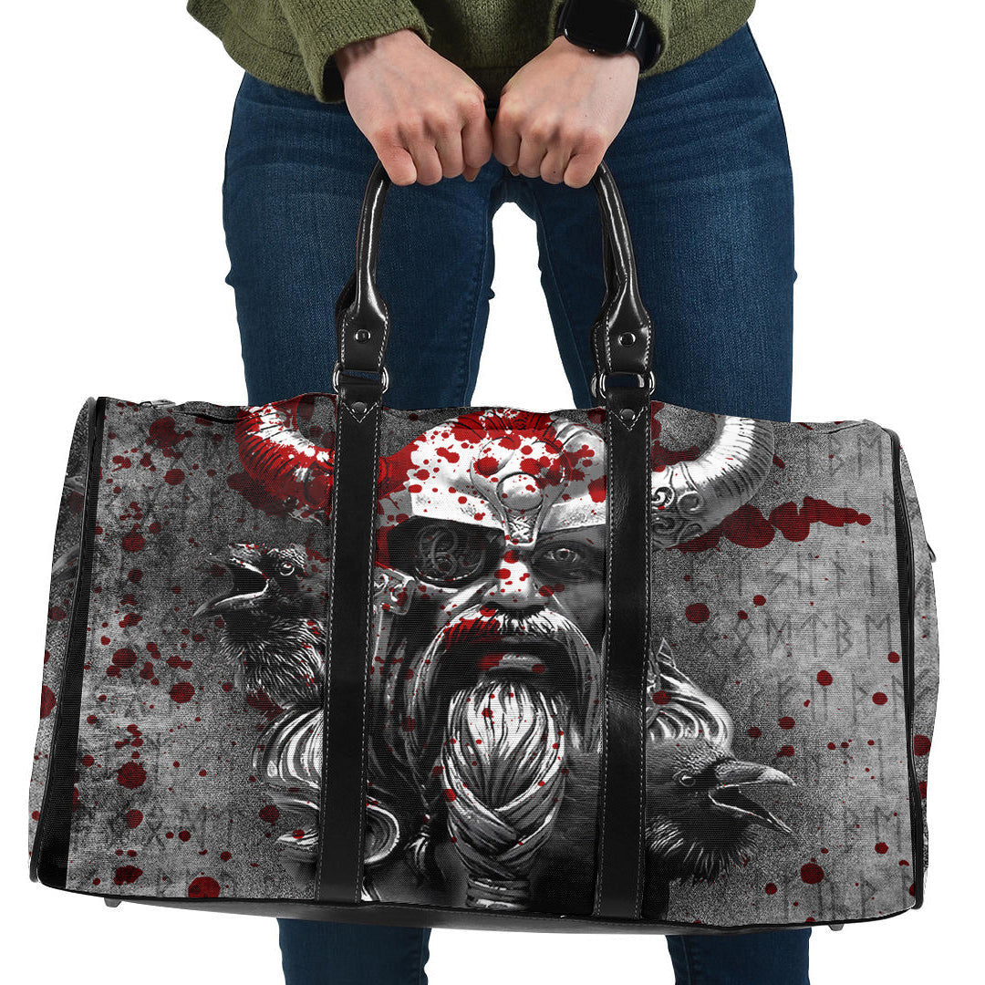 Bag Raven Viking Odin Blood Travel Bag