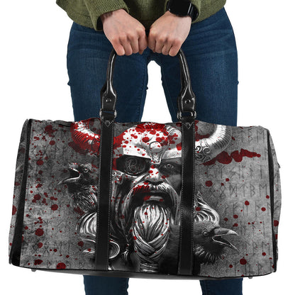 Bag Raven Viking Odin Blood Travel Bag