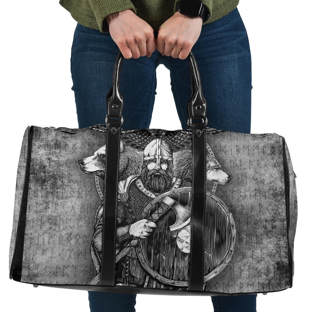 Bag Viking Odin Bear Raven Wolf Travel Bag