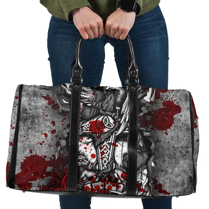 Bag Viking Odin Wolf Bear Raven Blood Travel Bag