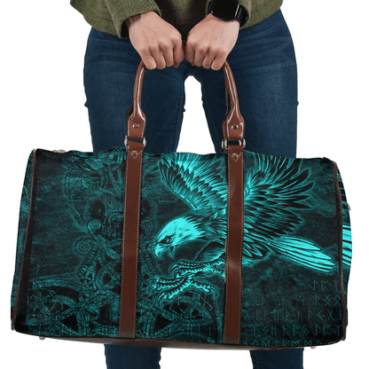 Bag Raven Mjolnir Turquoise Viking Travel Bag