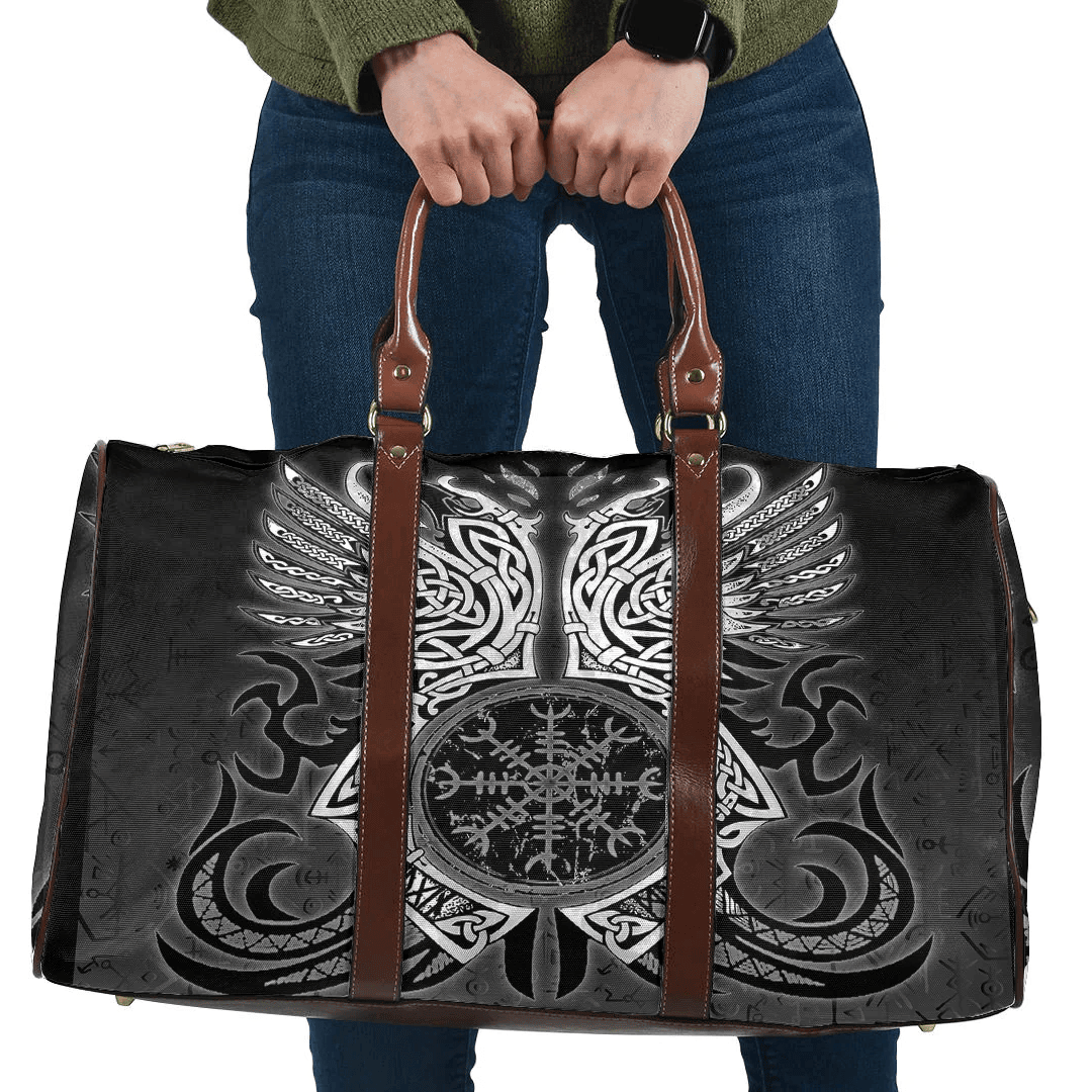 Bag Two Raven Cletic Viking Travel Bag