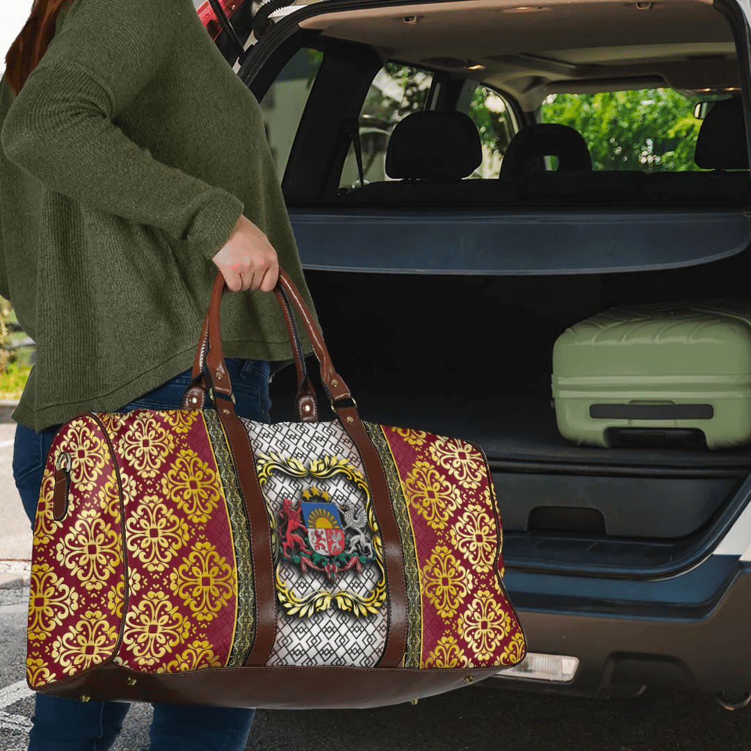 Travel Bag Latvia Royal Pattern