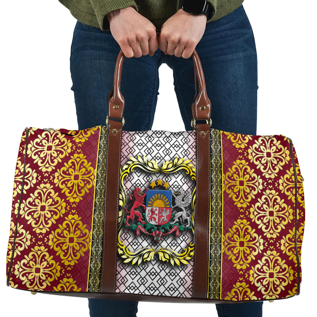 Travel Bag Latvia Royal Pattern