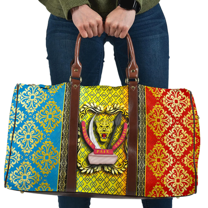 Travel Bag DR Congo _ Democratic Republic Of The Congo Royal Pattern
