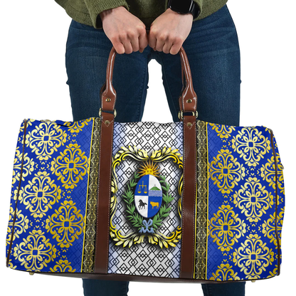 Travel Bag Uruguay Royal Pattern