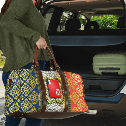 Travel Bag Wallis And Futuna Royal Pattern
