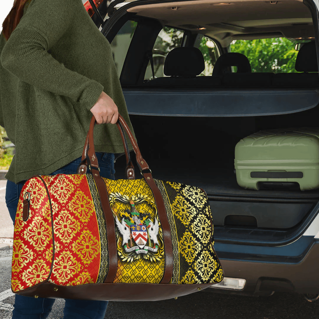 Travel Bag Saint Kitts and Nevis Royal Pattern