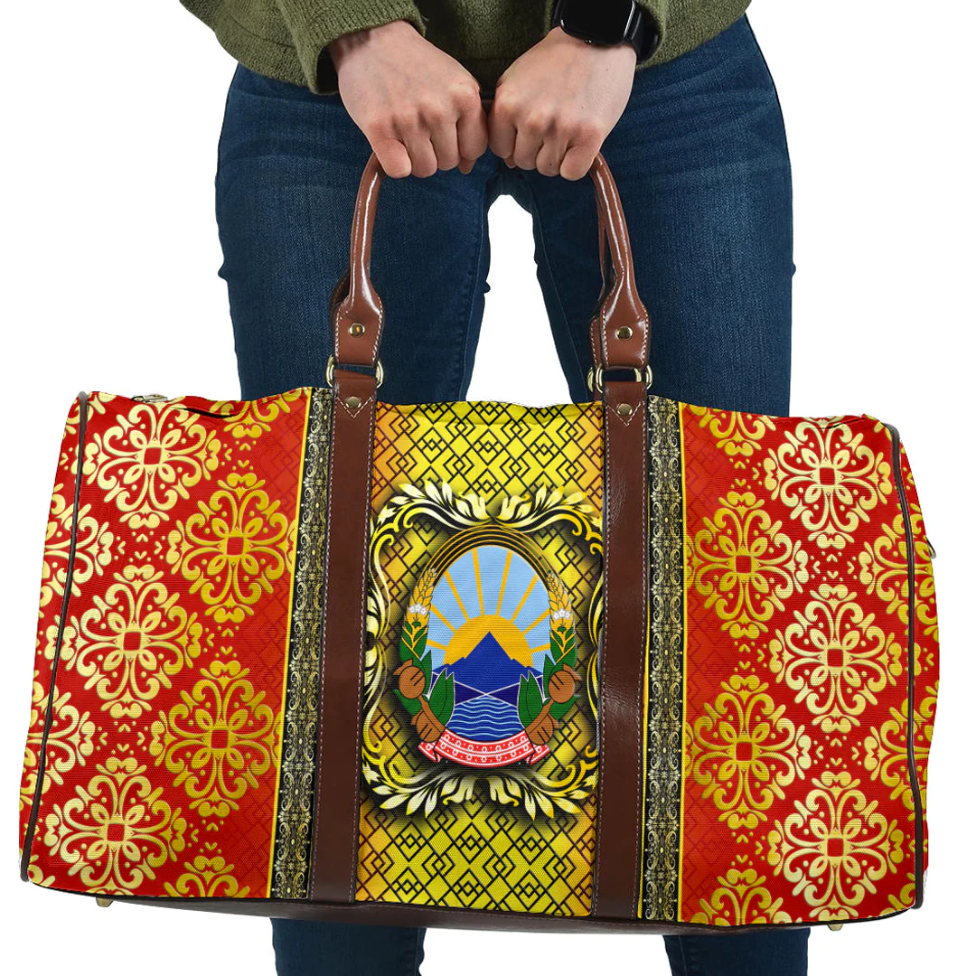 Travel Bag North Macedonia Royal Pattern